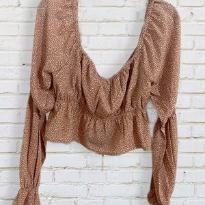 Le LiS crop top size large